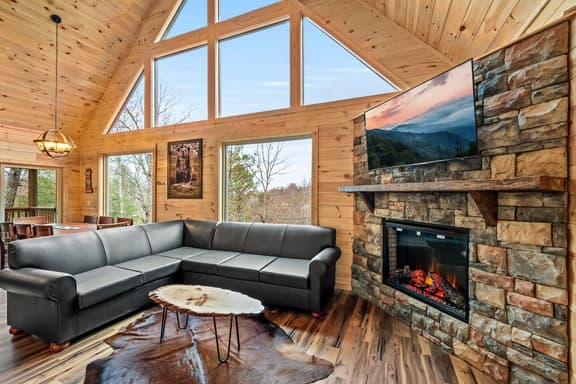Peaceful Cabin • Hot Tub • Game Room • Fire Table